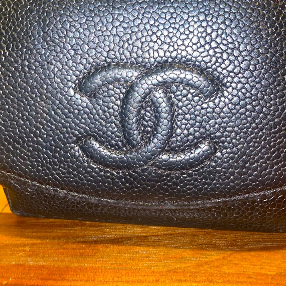 Rehab Chanel Black Caviar Wallet - Picture 2 of 12